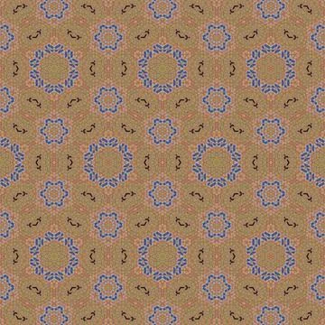 Illustration of a creative pattern design Illustrazione stock