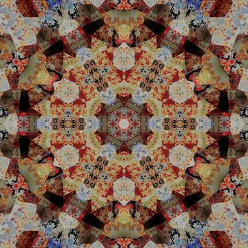 Illustration of a creative pattern design Illustrazione stock