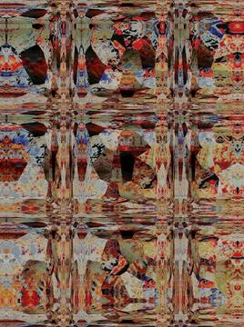 Illustration of a creative pattern design Stock Illustration