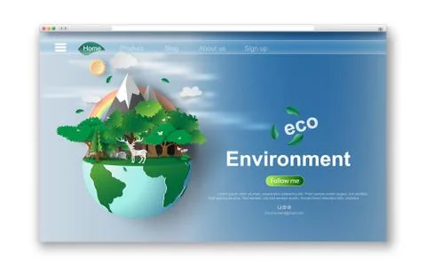 Illustration of  Creative web interface design. Horizontally Website template Ilustración de archivo