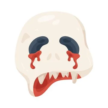 Illustration of creepy ghost mask Иллюстрация
