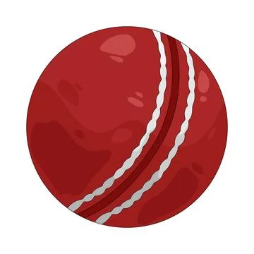 Illustration of cricket ball Stock Illustration