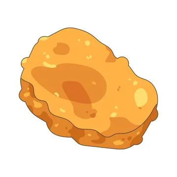 Illustration of crispy hash brown Иллюстрация