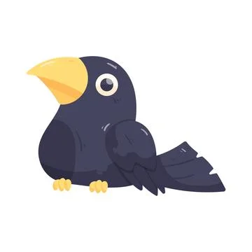 Illustration of crow Stock Illustration