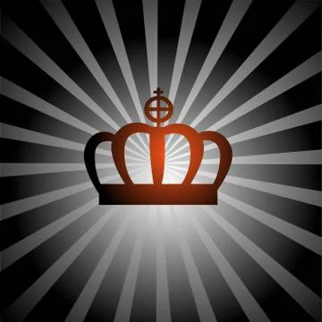Illustration of a crown Stock Illustration