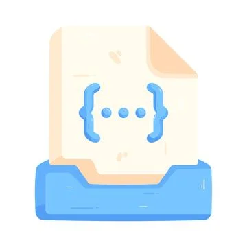 Illustration of css file 스톡 일러스트