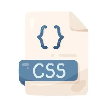 Illustration of css file 스톡 일러스트