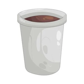 Illustration of cup Ilustración de archivo