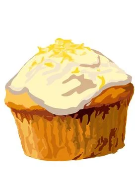 Illustration of Cupcake Stock Illustration