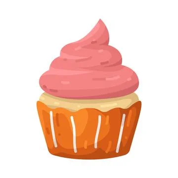 Illustration of cupcake Stock Illustration