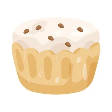 Illustration of cupcake Stock Illustration