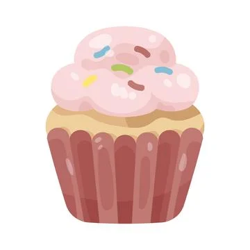 Illustration of cupcake Stock Illustration