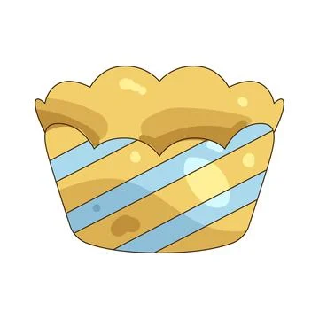 Illustration of cupcake wrapper イラスト素材