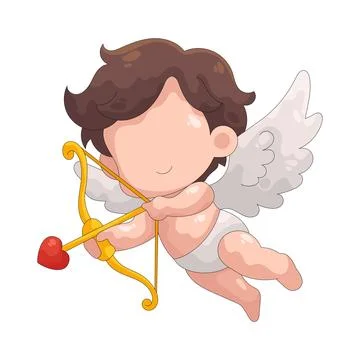 Illustration of Cupid Illustrazione stock