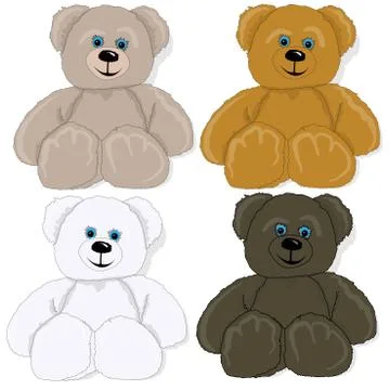 Illustration of cute Bear Stock Illustration