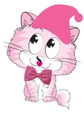 Illustration of cute cat Stock Illustration