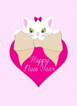 Illustration of cute cat Stock Illustration