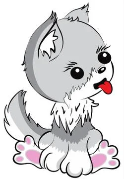 Illustration of cute cat Illustrazione stock