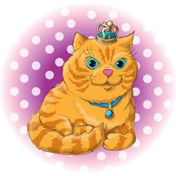 Illustration of a cute cat Stock-Illustration