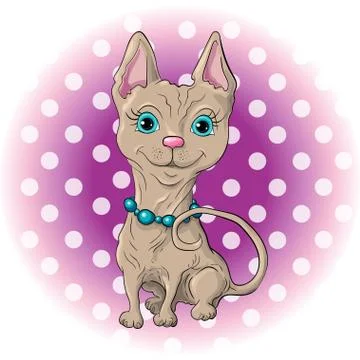 Illustration of a cute cat Stock Illustration