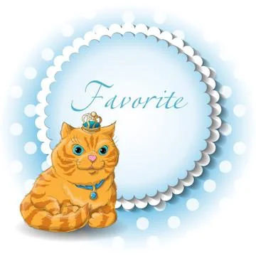 Illustration of a cute cat Stock Illustration