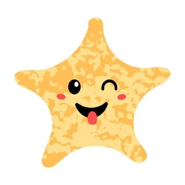 Illustration of cute star Stock Illustration