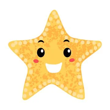 Illustration of cute star Stock Illustration