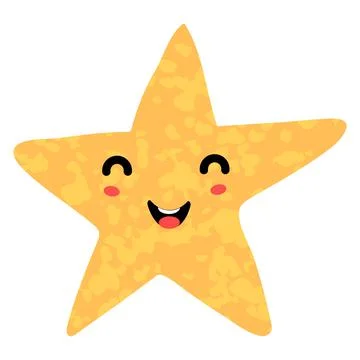 Illustration of cute star Stock Illustration