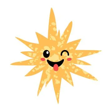 Illustration of cute star Stock Illustration