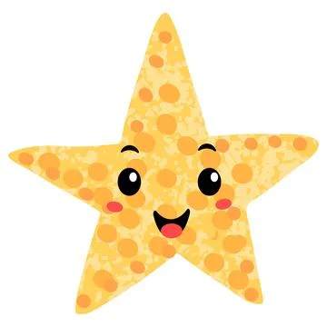 Illustration of cute star Stock Illustration