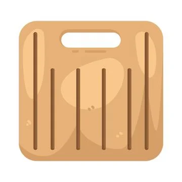 Illustration of cutting board Stock Illustration
