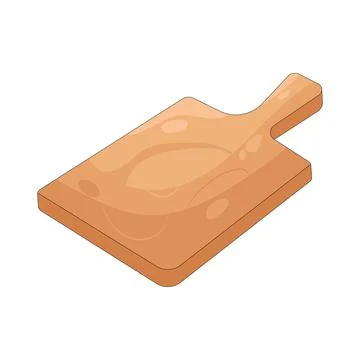 Illustration of cutting board Stock Illustration