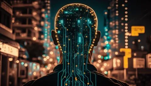 An illustration of cybersecurity Stock Illustration