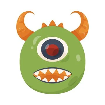 Illustration of cyclops monster Stock Illustration