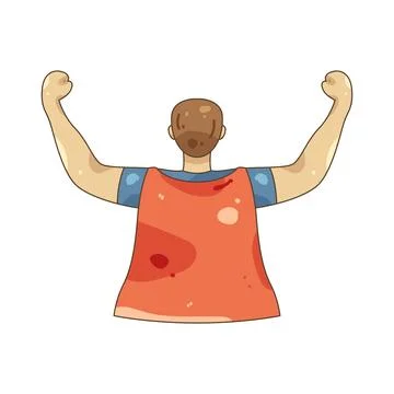 Illustration of dad hero Stock Illustration