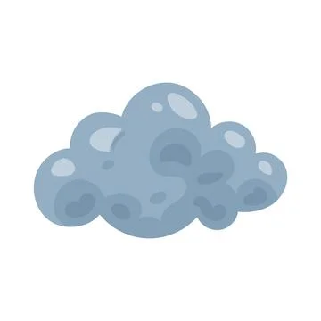 Illustration of dark cloud 스톡 일러스트