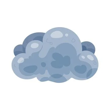 Illustration of dark cloud Stock Illustration