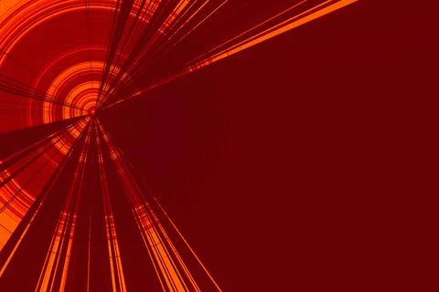 Illustration of dark red rays coming out of a spiral pattern Stock Illustration