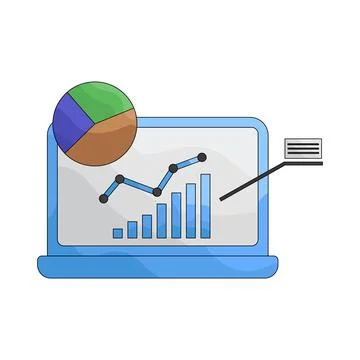 Illustration of dashboard Stock Illustration