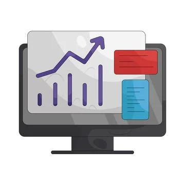 Illustration of Dashboard Illustrazione stock