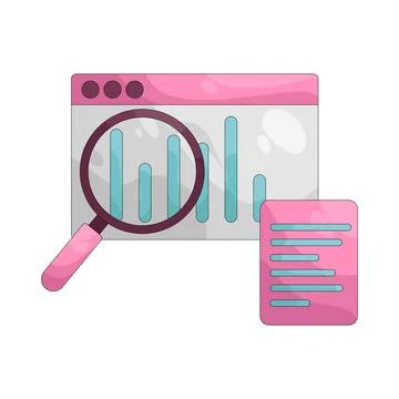 Illustration of Data analysis Stock Illustration