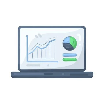 Illustration of Data analytics Illustrazione stock