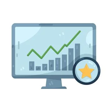 Illustration of Data analytics Stock Illustration