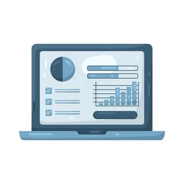 Illustration of Data analytics Stock Illustration