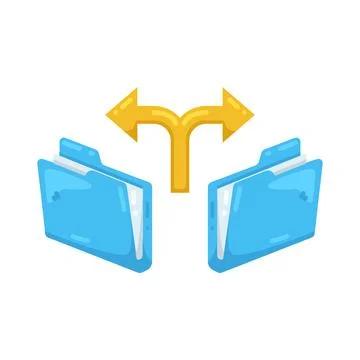 Illustration of Data exchange Stock Illustration