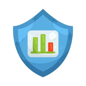 Illustration of Data security 스톡 일러스트