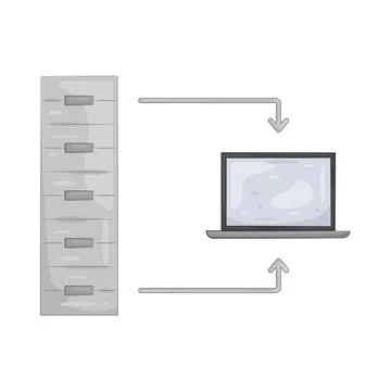 Illustration of Data transfer イラスト素材