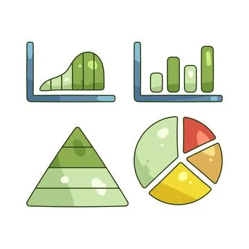 Illustration of Data visualization Stock Illustration