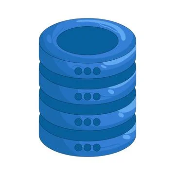 Illustration of database Stock Illustration