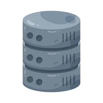 Illustration of database 스톡 일러스트